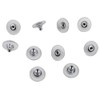 Pack Of 10 Hypo Allergenic Bullet Clutch Earring Backs with