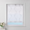 ESLIR Roman Blind No Drilling White Roman Curtain with Eyelets