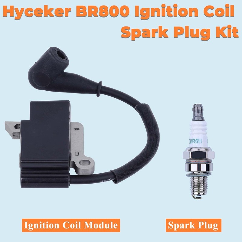 Hyceker Ignition Coil Spark Plug Kit For Stihl BR800 BR800X