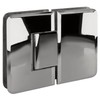 CRL Chrome With Brass Accents Pinnacle 180 Series 180 Degree