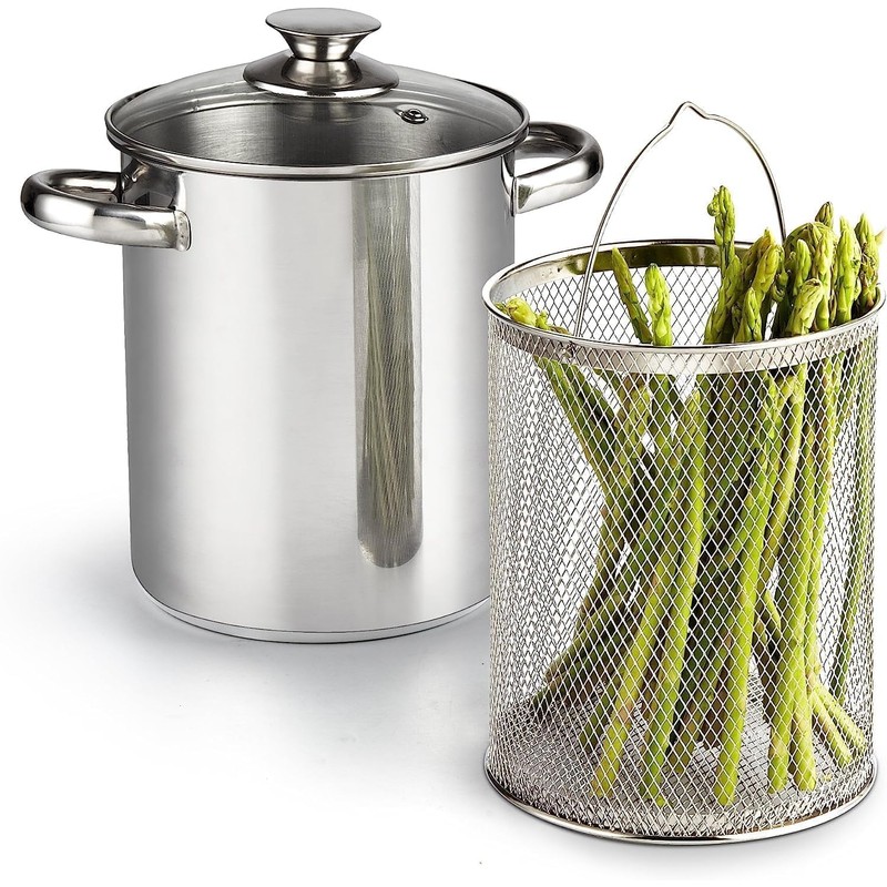 Cook N Home Deep Fryer Pot, Japanese Tempura Small Stainless