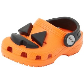 Crocs Unisex Kinder Classic Jack O Lantern Lights Clog T Clog, Orange, 22/23 EU