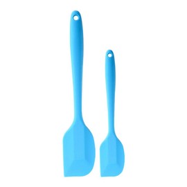 Juego de Espátulas de Silicona, 2pcs Mezclador De Mantequilla De Grado Alimenticio Raspador De Crema Para Pasteles Resistente Al Calor Herramienta De Mezcla Utensilios,Espátulas