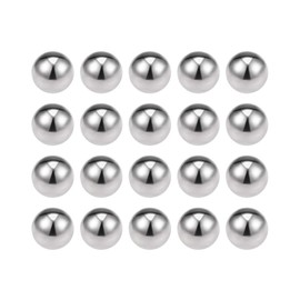 sourcing map Bearing Ball 440C Stainless Steel G100 Precision Ball 1/4 Inch (Pack of 50)