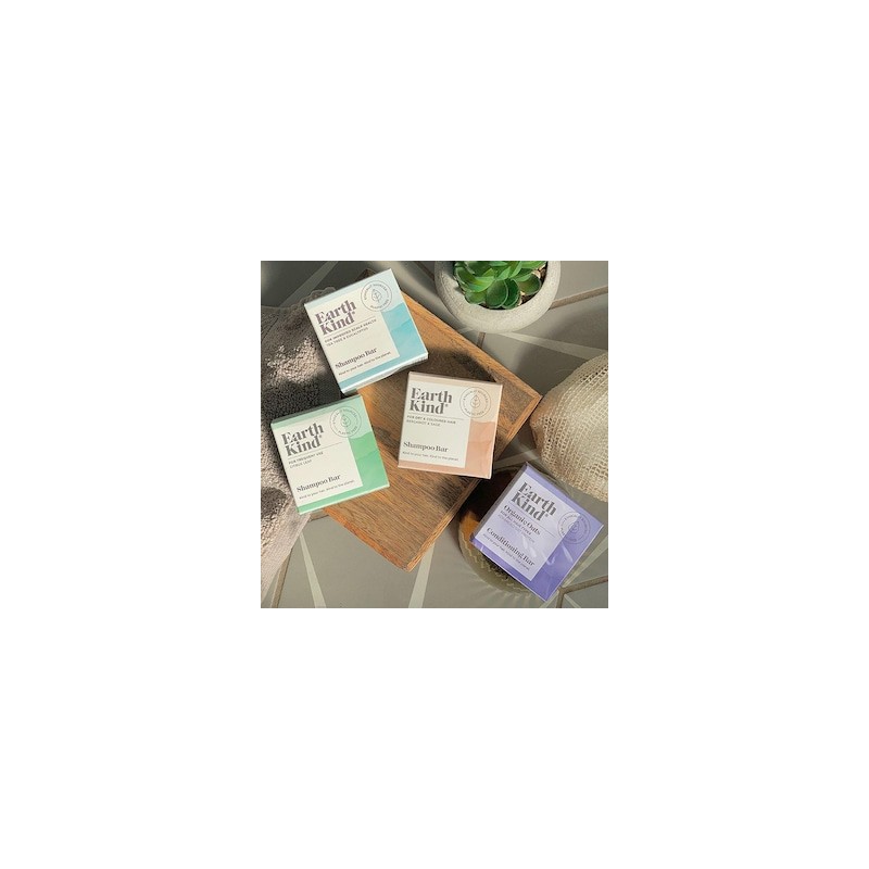 EarthKind Tea Tree & Eucalyptus Shampoo Bar for Improved Scalp