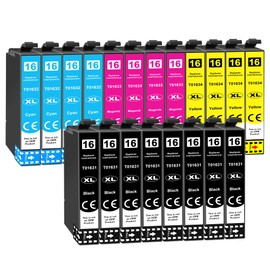 16XL Printer Cartridges Compatible with Epson WF 2760 Cartridges 16 XL Cartridges for Workforce WF-2760 WF-2630 WF-2510 WF-2660 WF-2750 WF-2650 WF-2540 WF-2530 WF-2520 WF-2010 (Pack of 20)