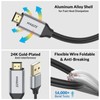 HDMI to USB C Cable 4K@60Hz 0.75ft, Unidirectional Adapter for
