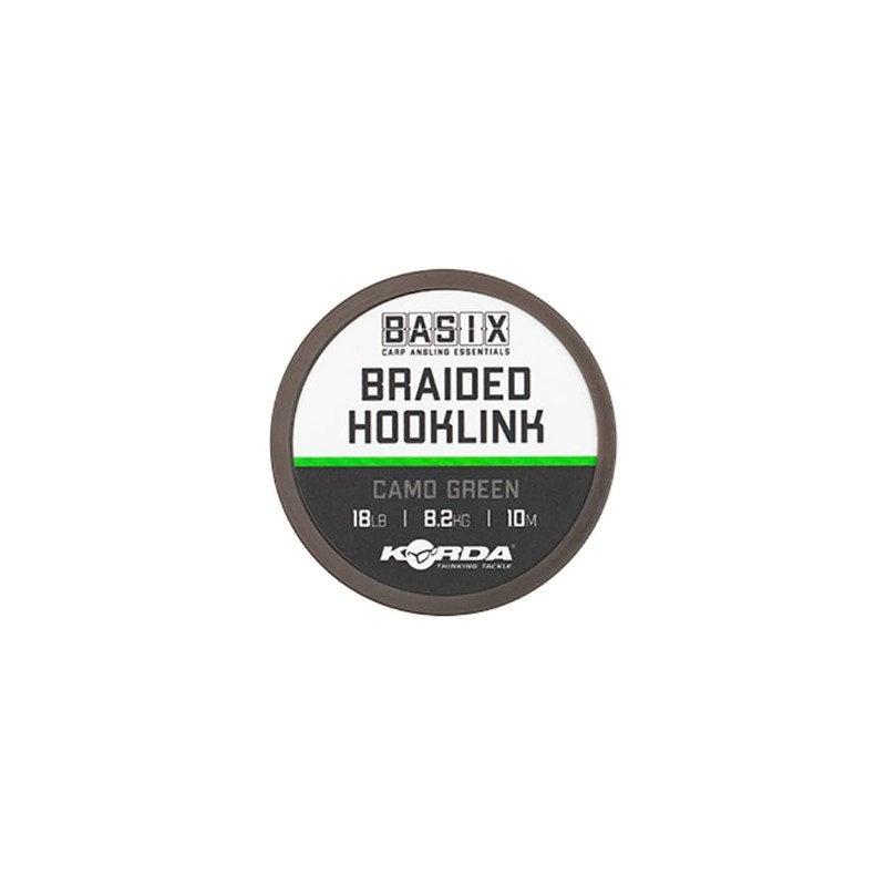 Korda Basix Braided Hooklink 18lb 10m