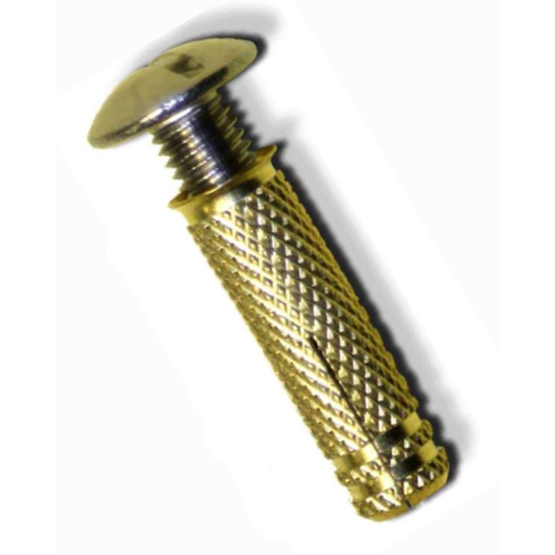 BricoLoco.com BricoLoco Brass Pool Dowels, INOX A2 Screw, Anchor System