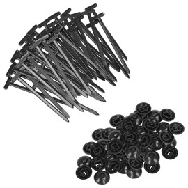 Universal Cable Tie Buckle, Cinchos de Plastico Autobloqueantes (300 pcs) | Cinchos para Tolvas con Botones Autoblocantes, Multiusos Zip Ties Holder p