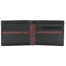 Mala Grayson Leather Pheasant RFID Bifold Wallet, Black, 11.5 x 9 x 2 cm, Black, S, Foldable, black, S, Foldable