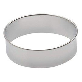 Piazza Set of 6 Round Shaped Cookie Cutters with Handle, 10 cm Diameter, 3 cm Height, 285565