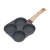 Egg Frying Pan Heat Sensitive Silicone Aluminium Pancake Frying Pan