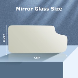 ITOPUP Towing Mirror Glass Fits for 1999-2018 For Chevy Silverado For GMC Sierra 1988-1998 For Chevy/For GMC C1500/K1500 Tow Mirror Lens Non-Heated 1 Piece Of Right Side Convex Lower Mirror Glass