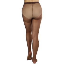 ToBeInStyle Womens Pack of 6 Plain Full Length Pantyhose - Coffee - One Size