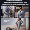U Shaped Massage Gun, Extended Comfortable Massage Fascia Gun with