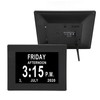 Digital Day Clock 7 Inch Auto Dimmable Clock with Unabbreviated