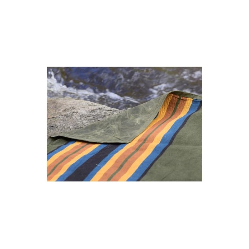 WP West Path Waterproof Outdoor Canvas Camping Blanket - Waxed