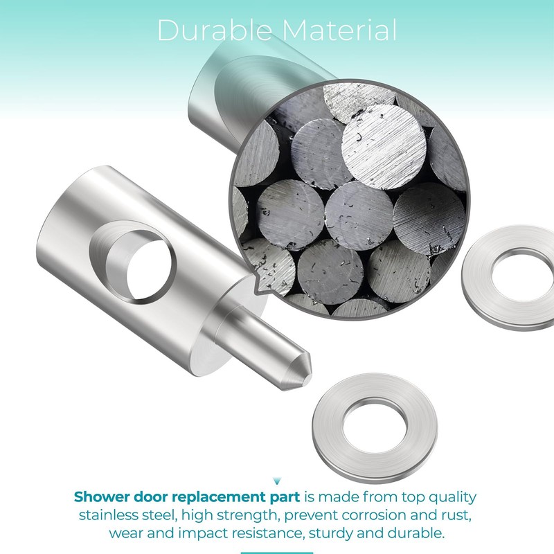 Shuisen Shower Door Hinge Pin Stainless Steel Replacement Hinge Pin