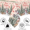 3 Pcs Christmas Snowman Tablecloth Christmas Decorations Xmas Tree Party