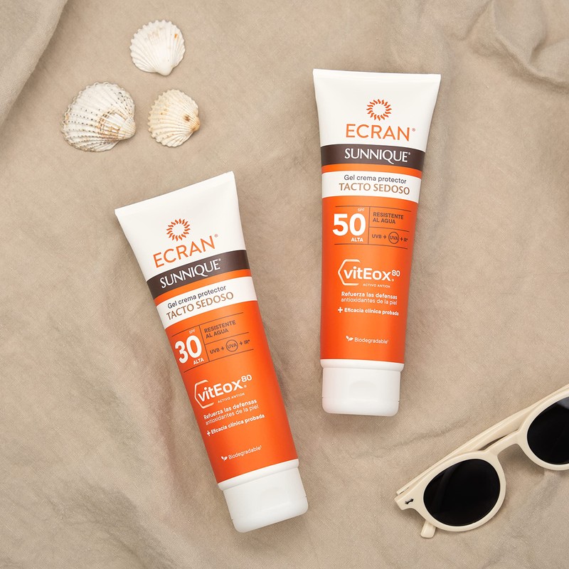 ECRAN SUNNIQUE gel crema tacto seda SPF30 250 ml