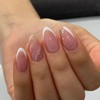 24 Piezas de Uñas Postizas a Presión, Uñas Falsas Cuadradas