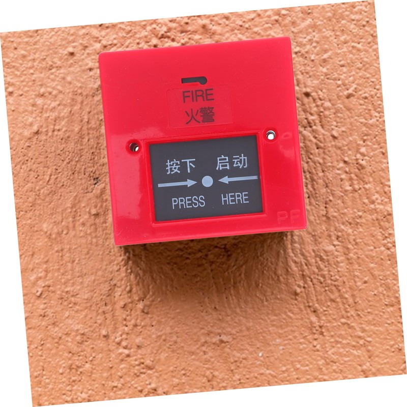Zerodeko Emergency Fire Safety Alarm Button Glass Break Alarm for