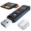 USB3.0 Micro SD Card Reader, 5Gbps 2-in-1 SD Card Reader