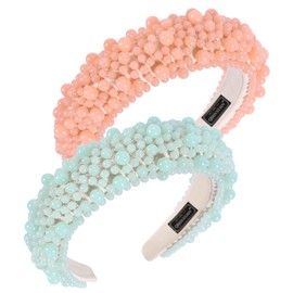 Diadema de perlas con cuentas (diadema de perla-4)