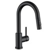 FORIOUS Black Bar Sink Faucet for Kitchen Sink, Modern Single