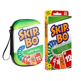 Collectix Card Game Set: Card Game Set: Skip-BO Card Game + Skip-BO Carry Bag, Board Games