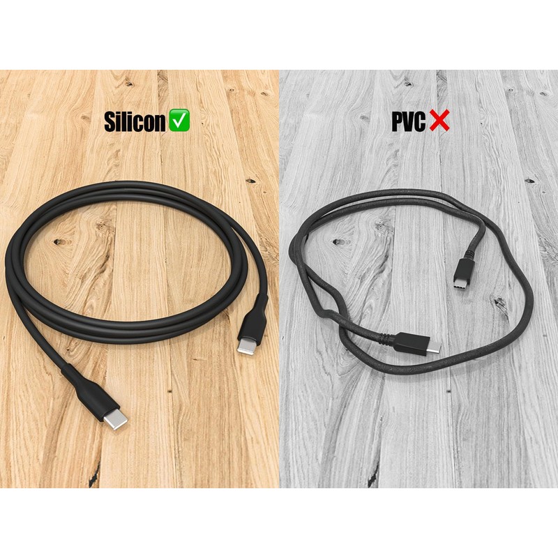 Cable Leader 1m Soft Silicone USB Cable USB C to