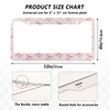 Coikll Pink Bow License Plate 2 Holes Frame Rustproof Aluminium