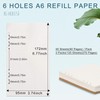 A6 Paper, [3 Packs] Toplive 100GSM Thick Refill Paper, 6