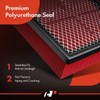A-Premium 2PCS Filtros de Aire de Motor Preengrasados de Alto