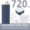 Collapsible Water Bottles, 24 oz (720 ml), Portable Travel Water