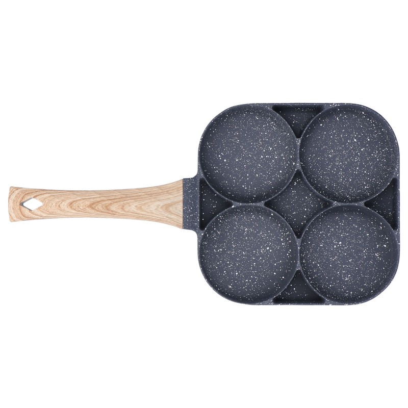 4 Hole Egg Frying Pan 18cm Nonstick Pancake Pan Breakfast