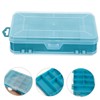COHEALI Plastic Storage Boxes Double Sided Compartment Container for Small