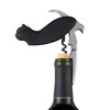 TrueZoo Allie the Black Cat Double Hinged Corkscrew, Novelty Wine