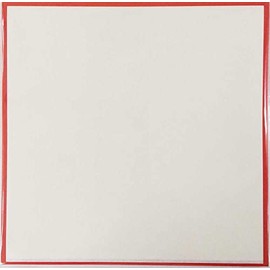 Sheet Red Frame Thick No. 4 100 Sheets 4.7 x 4.7 inches (12 x 12 cm)