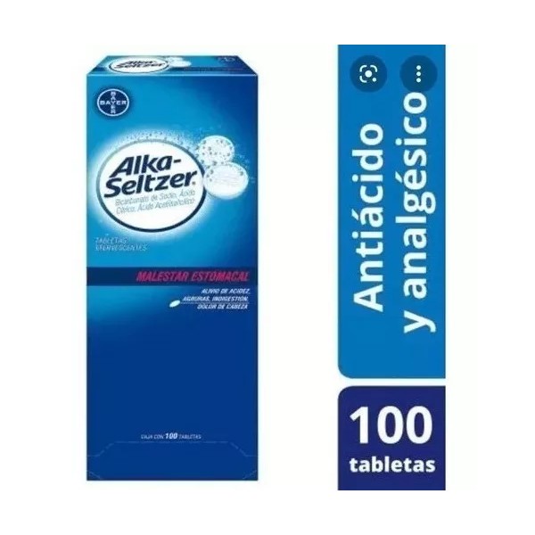 Alka Seltzer 100 Tabletas