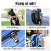4 Pack PU Leather AirTag Holders with Metal Snap Keyring