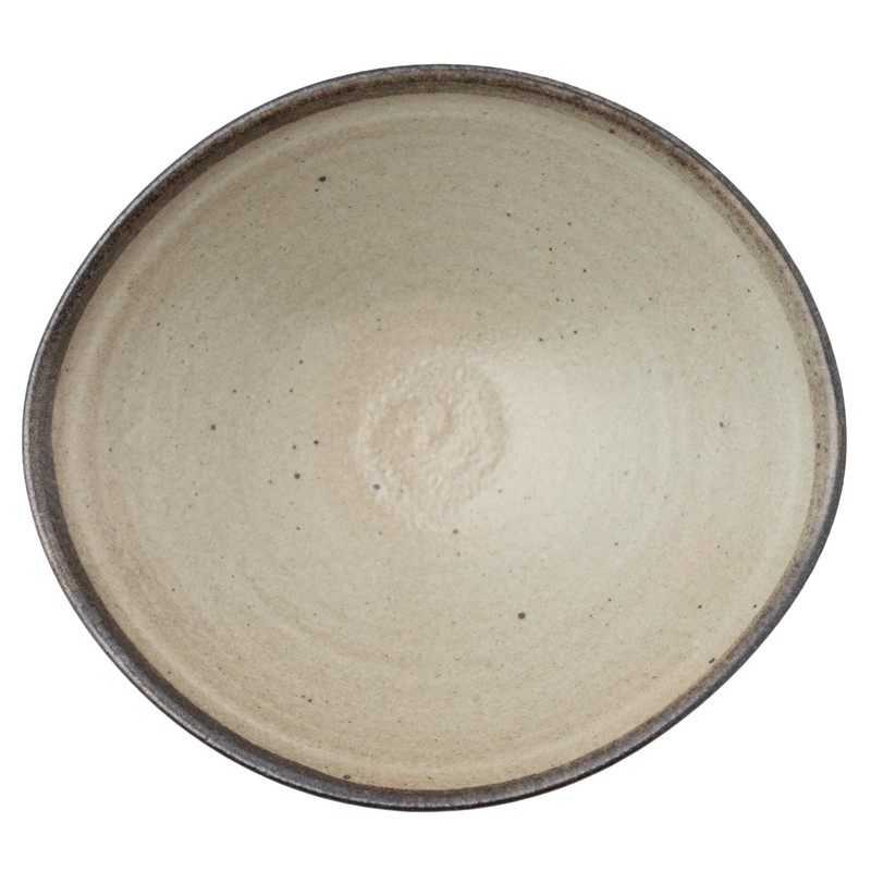 Marui MR-3-4173 Shigaraki Ware Loofah Bowl, Pot, Diameter Approx. 6.3