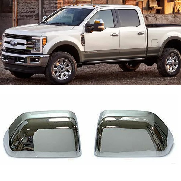 PerfecTech Super Duty Chrome Plated Mirror Covers Ultra Durable Top