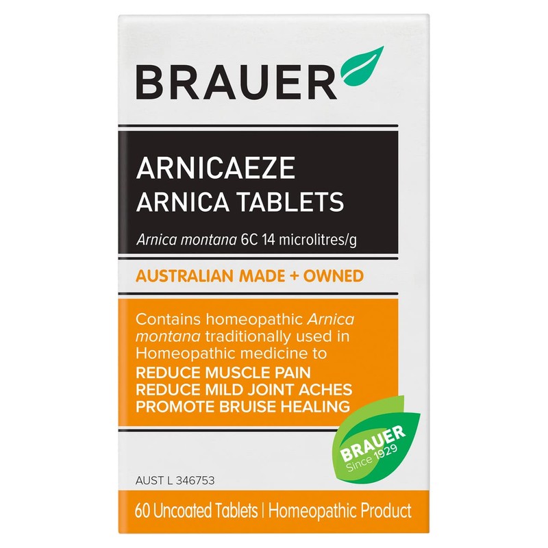 Brauer Natural Arnicaeze Arnica 60 Tablets