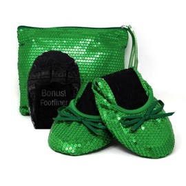 Silky Toes Foldable Flats for Women Purse Ballet Shoes Ballerina Slippers