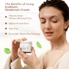 Eco Roots- Desodorante Natural para Mujeres y Hombres Crema Desodorante