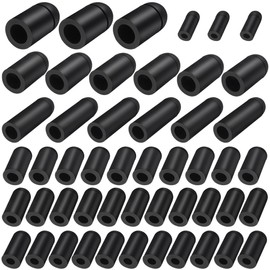 Rubber Vacuum Caps Plug Kit, 63 PCS Assorted Vacuum Plugs Hose End Caps Assortment Kit for Carburetor, Manifold, Automotive 3/16'' 5/16" 7/32" 1/4" 5/32'' 3/8'' 1/8“