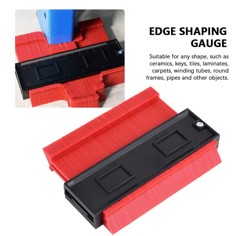 Contour Gauge,Contour Duplication Measure Ruler, Irregular Copy Tool,Professional Shaping Woodworking