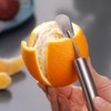 Orange Citrus Peelers Stainless Steel Slicer Cutter Peeler Remover Opener